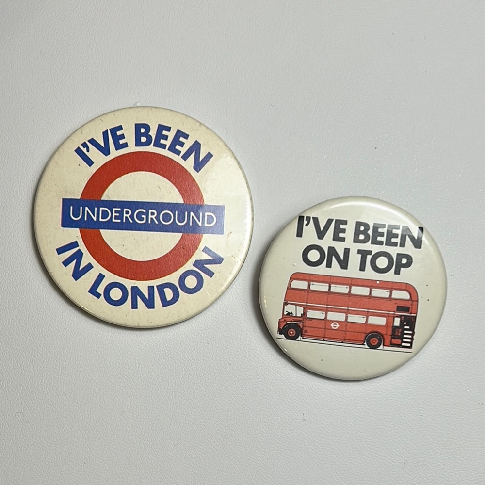 Vintage London Badges